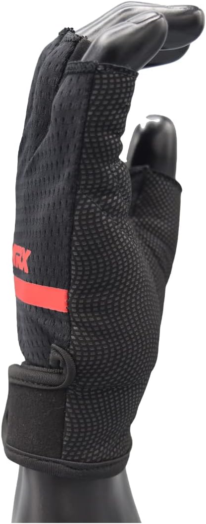 MRX Weight Lifting Gloves for Women Breathable Workout Gloves Anti Slip Padded Shock-Absorbing Extra Grip Palm Protection Half Finger Exercise Gloves for Gym, Cycling, Training, Weightlifting