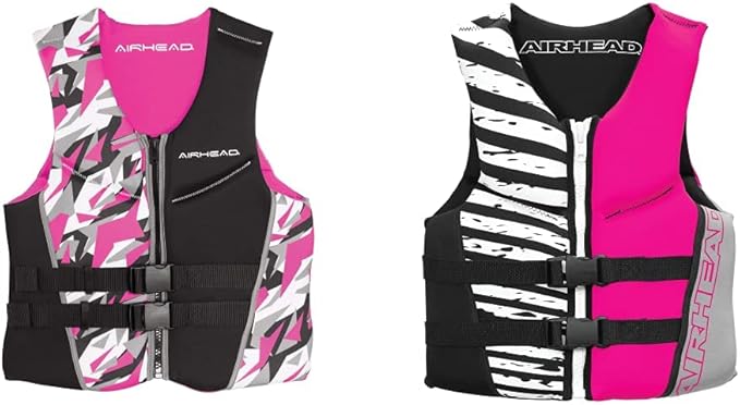 Airhead Women's CAMO COOL Kwik-Dry Neolite Flex Life Jacket, US Coast Guard Approved