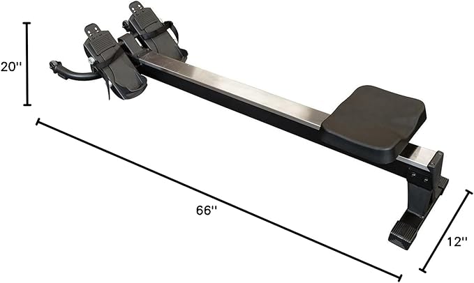 Body-Solid Rower Attachment for Home Gyms - Low-Impact Cardio Workout Accessory for Cable Machines, Pulleys, and Power Racks