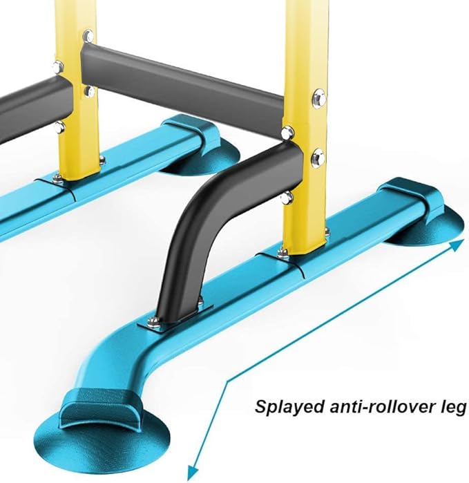 SogesHome Power Tower Pull Up Bar and Dip Station Adjustable Height Dip Stand Multi-Functional Strength Training Fitness Workout Station