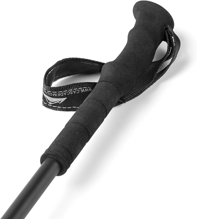 Cascade Mountain Tech Trekking Poles - Carbon Fiber Walking or Hiking Sticks with Quick Adjustable Locks