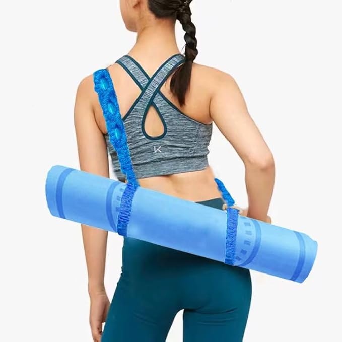 kiido Macrame Yoga Mat Carrying Strap [MAT NOT Included], Hand Woven Multi-Purpose Strap/Carrier