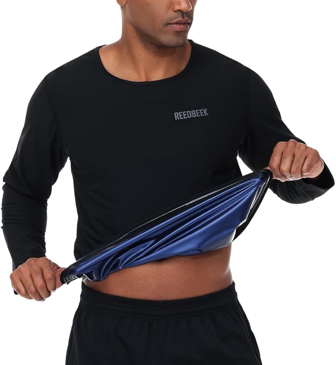 Sauna Sweat Suit Weight Loss Shapewear Top Weighted Shirt Sauna Vest Workout Exercise Gym Short Sleeves Men Women