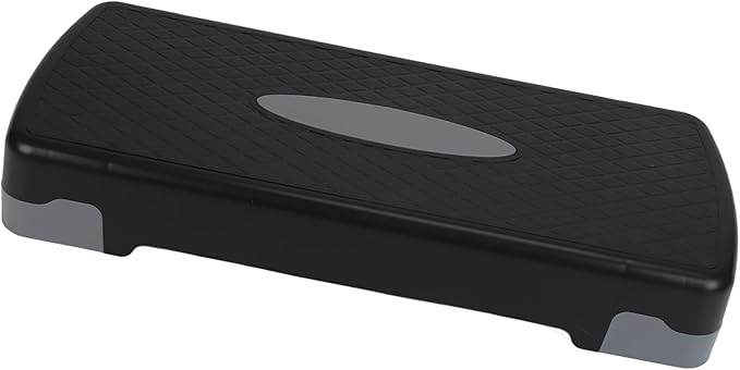 Generic Exercise Step Platform, Anti-Slip Plastic Adjustable Yoga Aerobic Step Platform for Home Gym