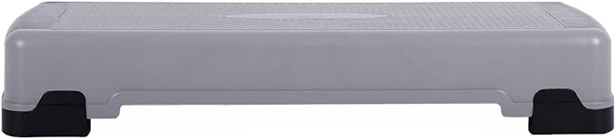 Gymax Step Platform, 35'' Adjustable Exercise Equipment Aerobic Stepper with 6" - 8" - 10" Risers for Fitness & Exercise