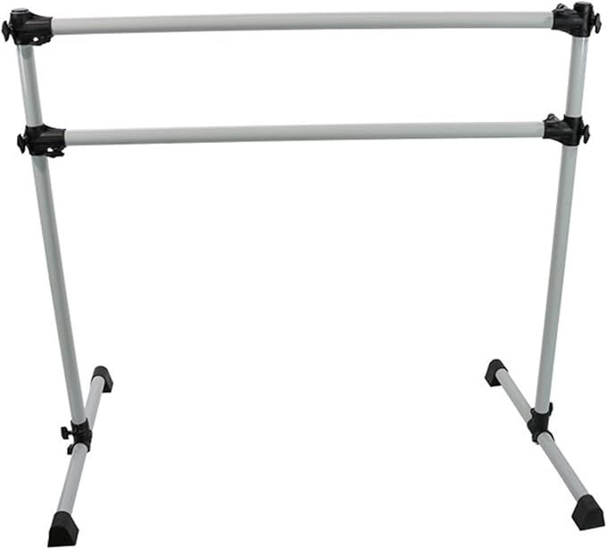VITA Barre Portable Freestanding Double Ballet Barre, Prodigy, Aluminum | Adjustable Height, USA Made, Home or Gym Exercise Equipment for Kids & Adults | Dance, Fitness, Pilates
