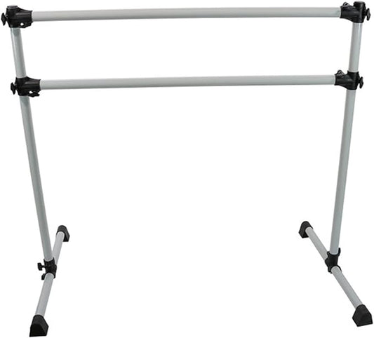 VITA Barre Portable Freestanding Double Ballet Barre, Prodigy, Aluminum | Adjustable Height, USA Made, Home or Gym Exercise Equipment for Kids & Adults | Dance, Fitness, Pilates