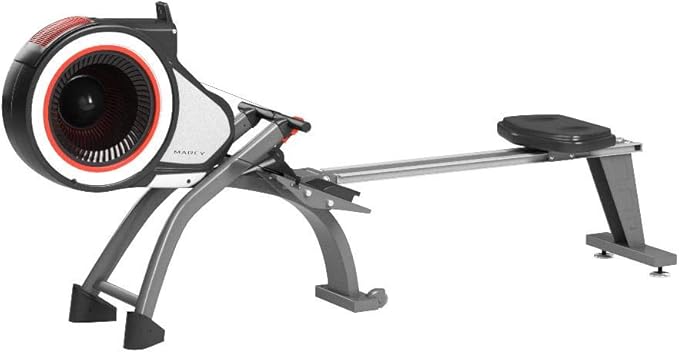 Marcy Air Resistance Rowing Machine with Transport Wheels