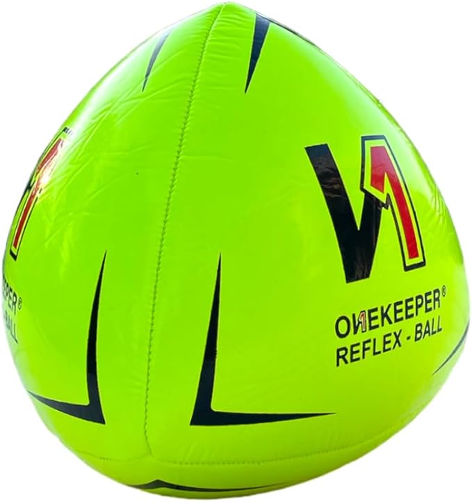 Soccer Reflex & Reaction Ball - White, Orange, Blue, Pink, and Fluo Yellow, Agility and Coordination Training for Kids and Juniors