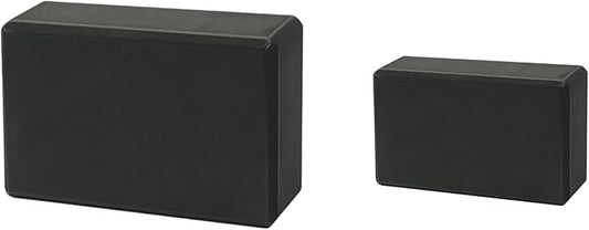 Yoga Block - Unsupported Latex Eva foam - Soft non slip surface with bevel for yoga, pilates, meditation - Yoga accessories for stability, balance and deep stretching