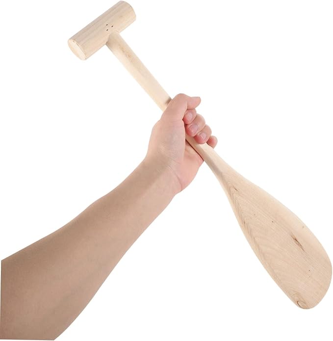 Lightweight Kids Canoes Paddle Decorative Wood Paddle for Children Unisex Performance Boat Accessory