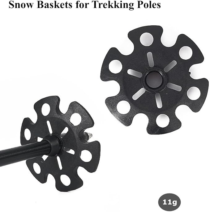 Walking Stick Tips Rubber 4pcs Trekking Pole Tips Replacement- Rubber Feet for Hiking Poles, Walking Sticks, Trekking Poles | Rubber Tip for Walking Sticks Hiking Trekking Poles Boot Tips Rubber Feet