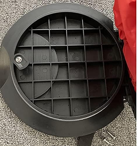 9 Inch Hatch Kit, Deck Hatch with Waterproof Bag and Fasteners for Kayak Boat Fishing Rigging（Black）