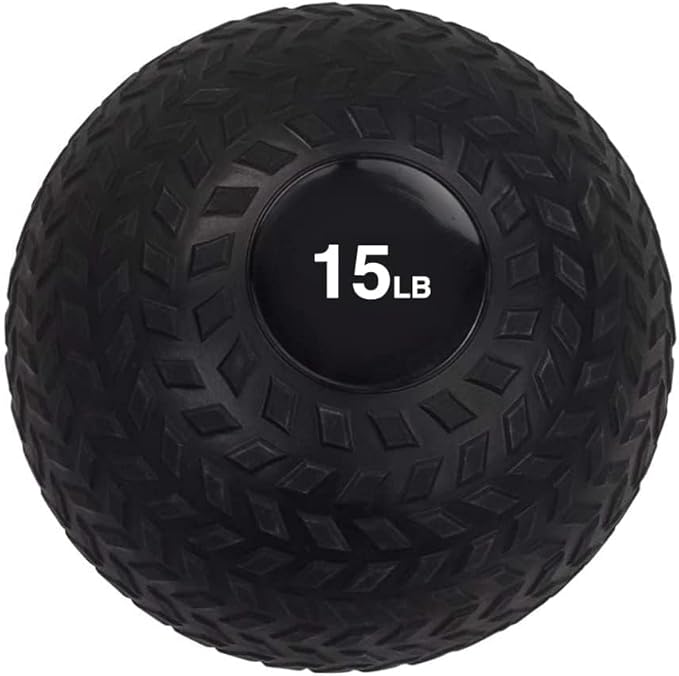 Body Sport Slam Ball with Tread Surface, Versatile, Workout Training, Strength Building, Improve Muscle Mass