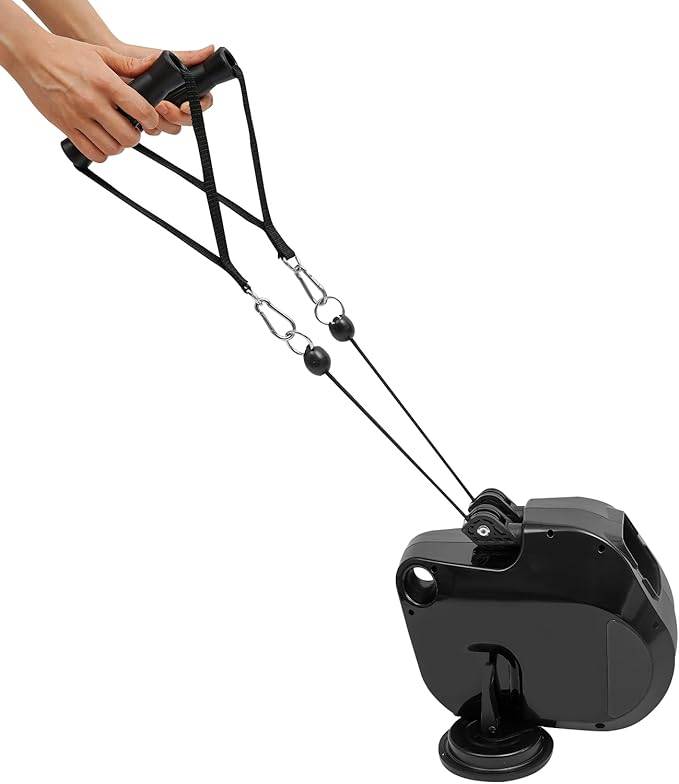 Rope Trainer Machine, Suction Cup Rope Sport Training Device,Gym Body Exersise Pull Rope Strength Training Equipment，Athletic Tool Machine for Bedrooms,Living Rooms, Offices, Gyms, Balconies