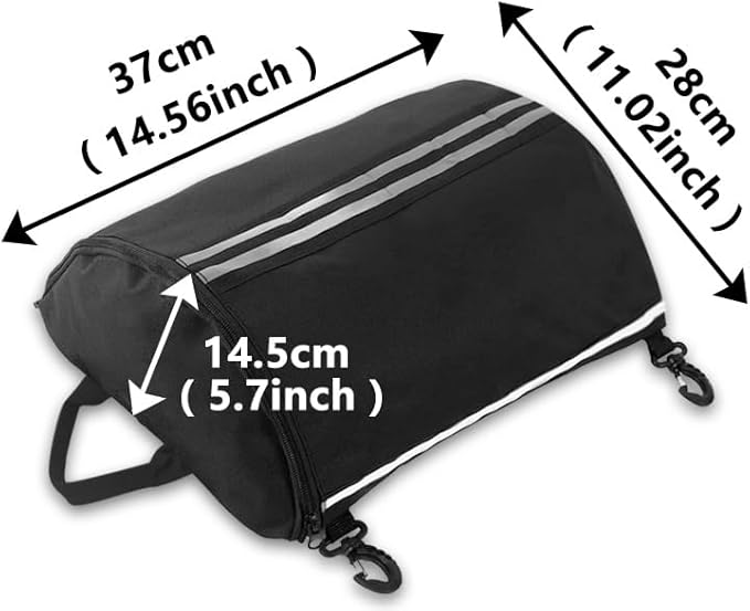 Deck Bag, Paddleboard Mesh Storage Bag for Kayaks, Surfboards, S-u-p, Stand-Up & Surfboard Accessories, Paddleboard Cooler organized with Swivel Hook Waterproof Zipper Pouch