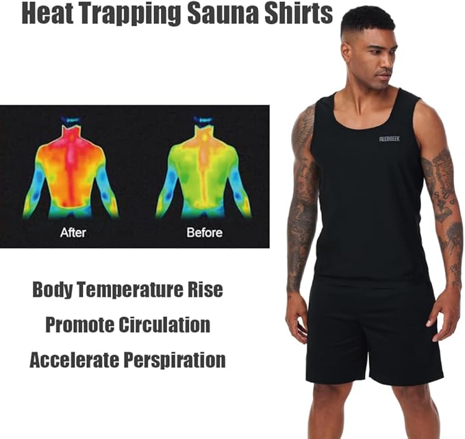 Sauna Sweat Suit Weight Loss Shapewear Top Weighted Shirt Sauna Vest Workout Exercise Gym Short Sleeves Men Women