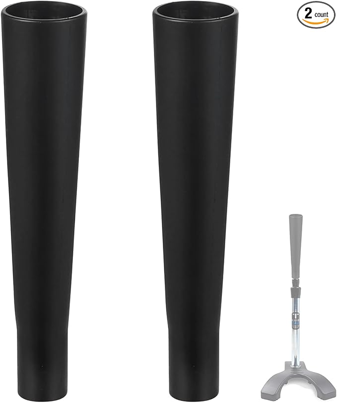 2PCS Replacement Batting Tee Topper Compatible with Tanner,Rubber Cup for Baseball Softball Practice Training,Black