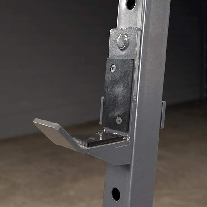 Body-Solid Powerline (PMP150) Multi-Press Rack - Adjustable Barbell Stand with 600 LB Capacity, Safe Lift-Offs, and Weight Storage for Home Gym Squat and Bench Press Workouts