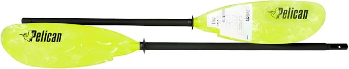 Pelican - Poseidon Paddle - Aluminum Shaft with Reinforced Fiberglass Blades - Lightweight, Adjustable Kayaks Paddles - Perfect for Kayaking Boating