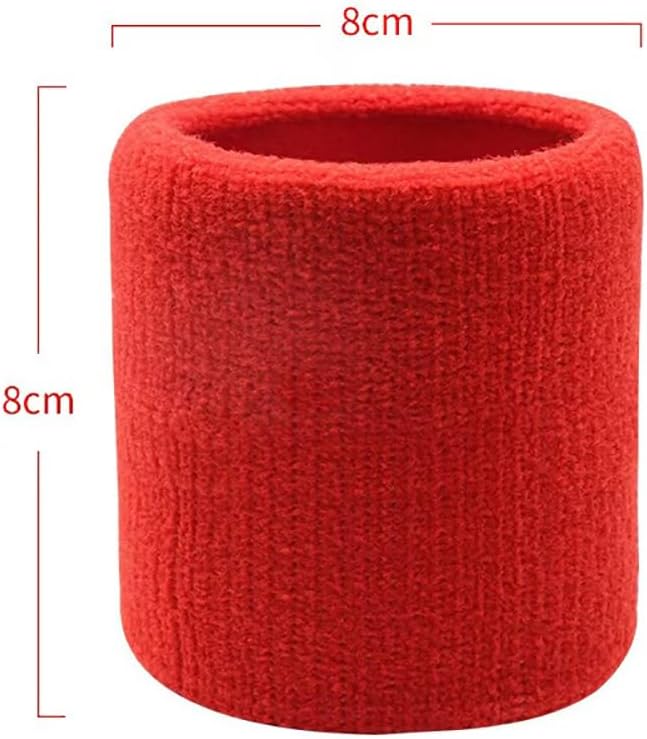 Sweatbands Sports Wristbands for Kids and Women - 3 inch Elastic Athletic Wrist Bands for Tennis, Basketball, Running, Working Out