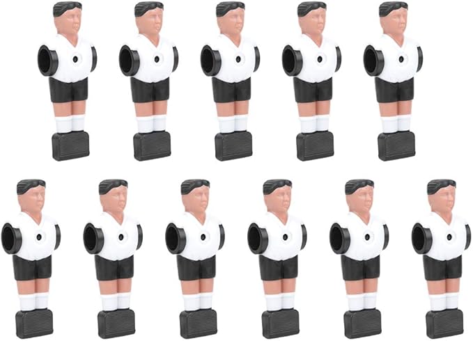 11Pcs Foosball Men, Foosball Players Table Soccer Ball Player Replacement Parts for 1.4M Table Soccer Figurines Football Game Machine Accessory (11x3.7cm/4.3x1.5in)