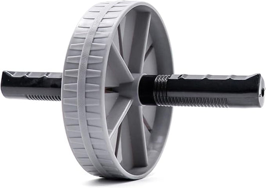 Wheel Abdominal Core Workout Roller Abdominal Muscle Trainer Fitness Equipment for Effective Core Workout PP, Steel Pipe