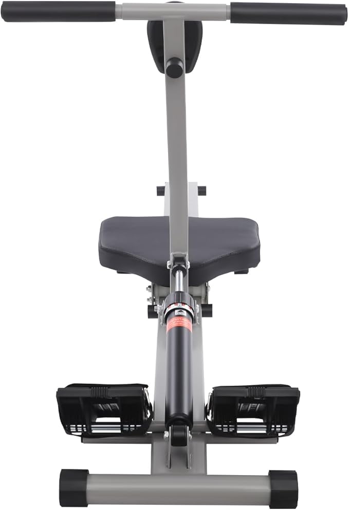 Foldable Rowing Machines, Hydraulic Rower 12 Levels Resistance Force, Low Noise, LED Display Full Body Workouts Equipment for Home