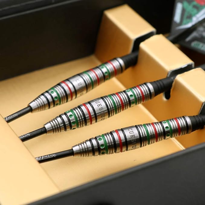 CUESOUL Jazz-Metal 21g/23g/25g 90% Tungsten Steel Tip Dart Set with Integrated Dart Shafts and Dart Flights