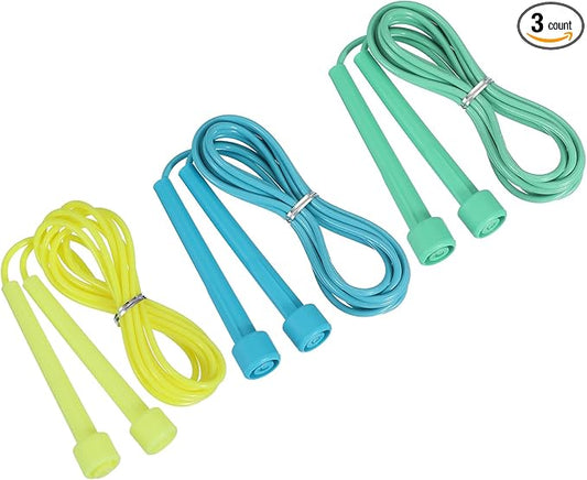 PATIKIL Jump Rope PVC, Adjustable Speed Skipping Ropes Tangle-Free Exercise Equipment for Workout Women Men