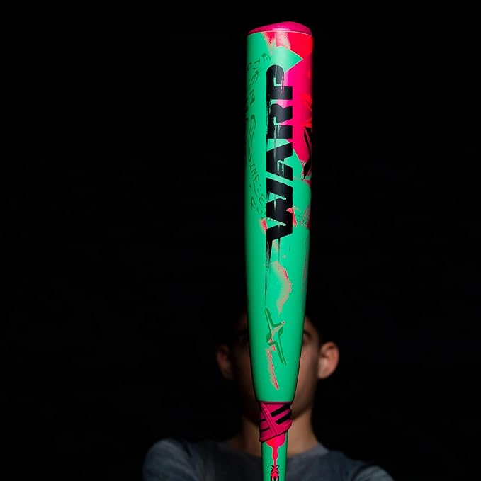 Axe | Warp | USSSA Youth Baseball Bat | Drop -10/-8/-5 | 3-Piece Composite | 2 3/4" Barrel | Green/Pink