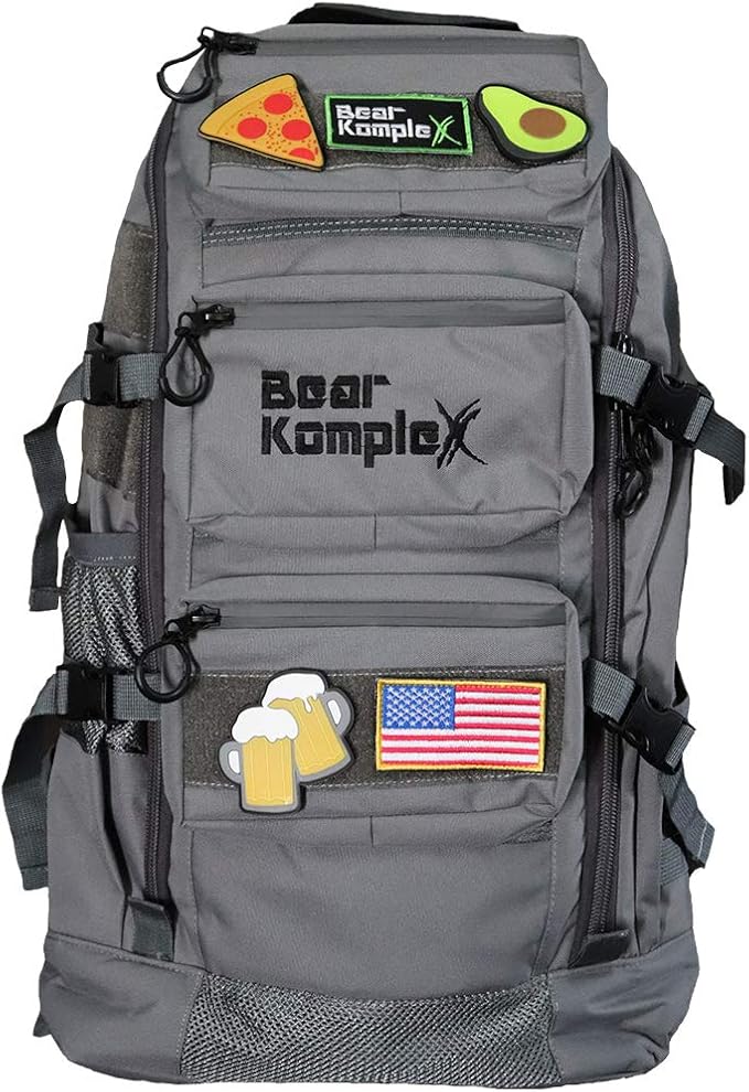 Bear KompleX Military Grade Tactical Backpack - Organize Gear & Optimize Comfort - Multipurpose 1000 Denier Nylon Backpack