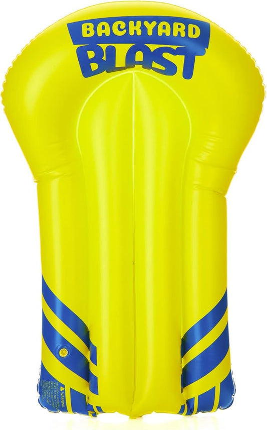 Backyard Blast Rider, Inflatable Body Board Slide Rider and Pool Float Toy