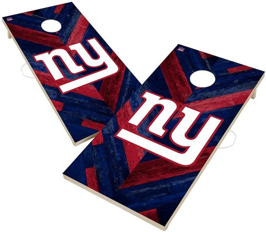 Football Team Cornhole Boards, 2x4 Regulation Corn Hole Game Set, Officially Licensed Cornhole Game, Perfect for Tailgates