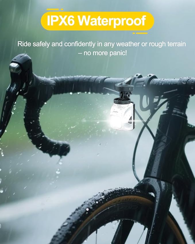 TOWILD DL1200S Bike Lights for Night Riding,1200LM Super Bright Bicycle Headlight,Waterproof Bike Front Light for Mountain Road Cycling