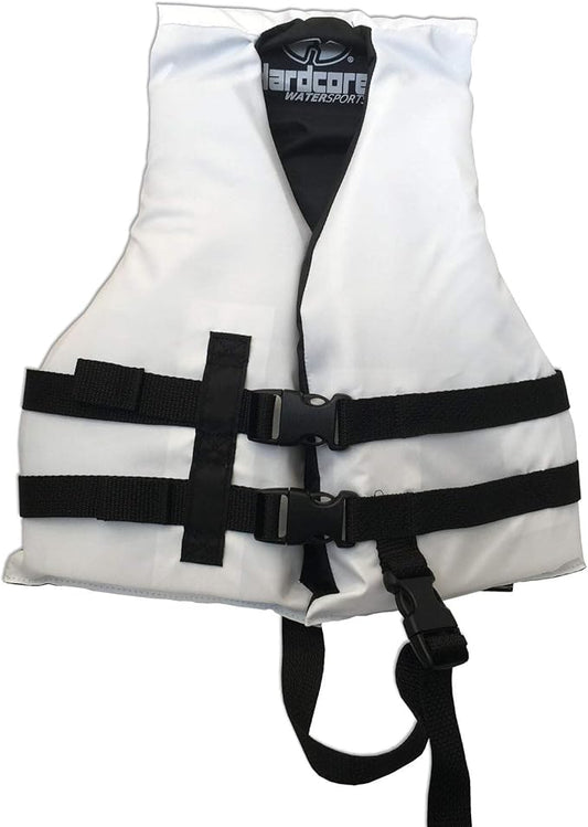 Hardcore Life Jacket Paddle Vest; Coast Guard Approved Type III PFD Life Vest Flotation Device; Jet ski, Wakeboard, Kayak; Ideal Extra Life Jacket for Your Pontoon Boat