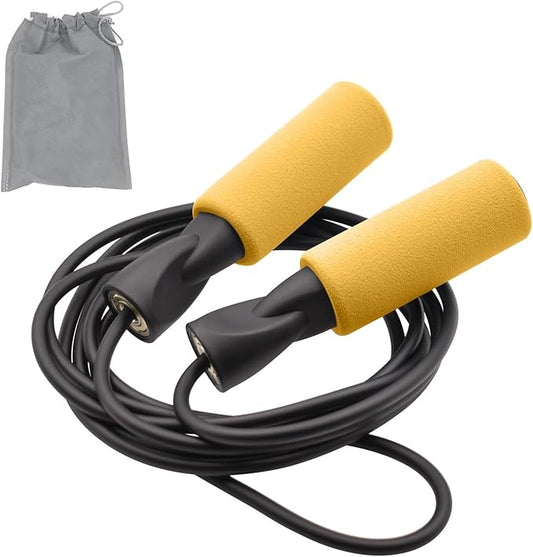 Speed Jump Rope Skipping - Blazing Fast Jumping Ropes - Endurance Workout for Boxing, MMA, Workout Equipment Martial Arts or Just Staying Fit Adjustable for Men, Women and Children