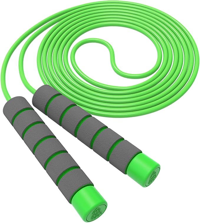 Jump Rope For Kids,Jump Rope Kids,Adjustable Soft Skipping Rope,Toddler Jump Rope With Skin-Friendly Foam Handles For Kids, Boys,Girls,Women, Men,Exercise Activity,Outdoor Fitness