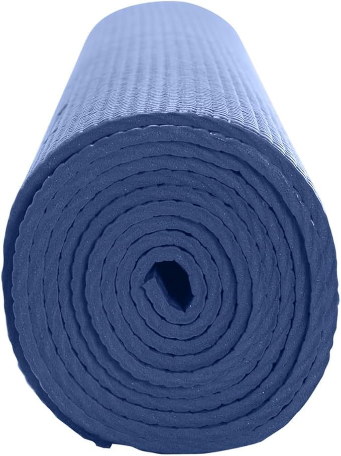 Everyday Yoga Deluxe Mat - 72"L x 24"W Non Slip Exercise Mat, Anti-Tear, 3-5mm Thickness for Yoga, Pilates & Floor Workouts