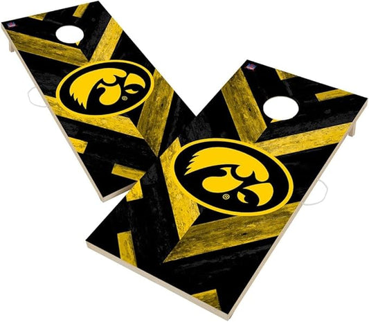 College Team Cornhole Boards, 2x4 Regulation Corn Hole Game Set, Officially Licensed Cornhole Game, Perfect for Tailgates