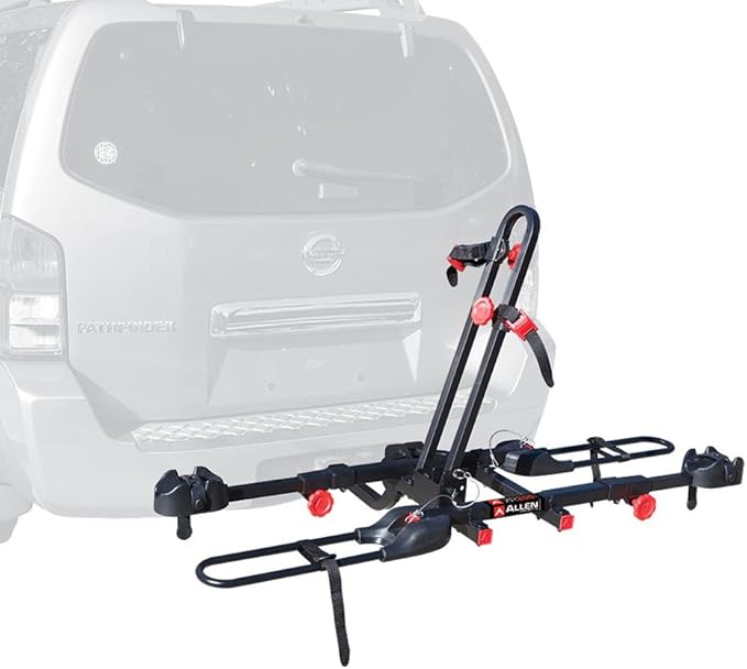 Allen Sports Easy Load Deluxe 2-Bike Hitch Rack, Model XR200, Black