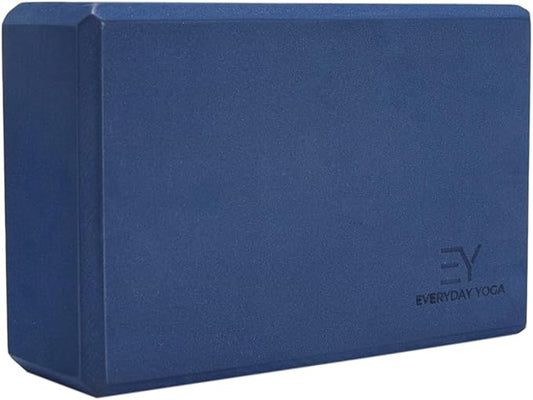 𝗘𝘃𝗲𝗿𝘆𝗱𝗮𝘆 𝗬𝗼𝗴𝗮 Foam Block with Soft Non-Slip Surface for Stability, Balance, and Deepen Stretches - Ideal for Yoga, Pilates, and Meditation Accessories (Sold Singular)