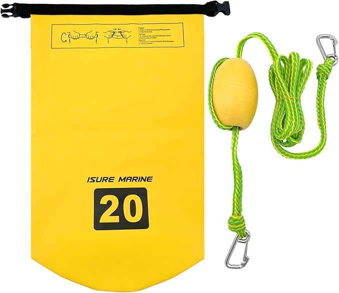 ISURE MARINE 2-in-1 PWC Sand Bag Anchor Adjustable Buoy for Small Boats, Power Watercrafts, Canoes and Kayaks
