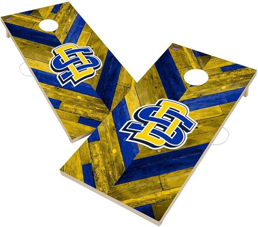 College Team Cornhole Boards, 2x4 Regulation Corn Hole Game Set, Officially Licensed Cornhole Game, Perfect for Tailgates