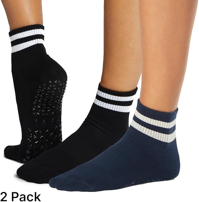 TAVI NOIR Aria Grip Socks – Pilates Socks with Grips for Women, Non Slip, Yoga & Barre