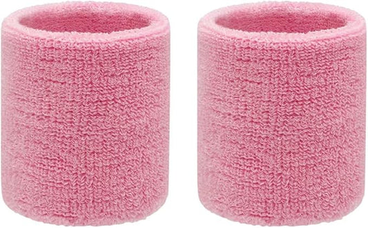Sweatbands Sports Wristbands for Kids and Women - 3 inch Elastic Athletic Wrist Bands for Tennis, Basketball, Running, Working Out