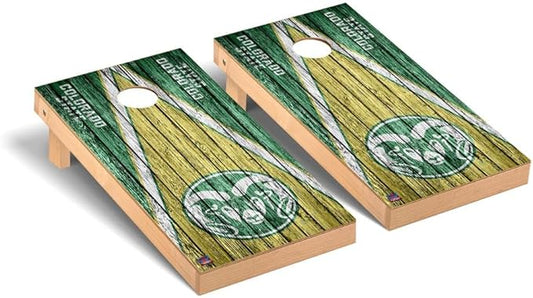 College Team Cornhole Boards, 2x4 Premium Corn Hole Game Set, Officially Licensed Cornhole Game, Perfect for Tailgates