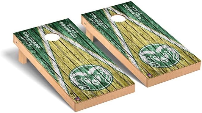 College Team Cornhole Boards, 2x4 Premium Corn Hole Game Set, Officially Licensed Cornhole Game, Perfect for Tailgates