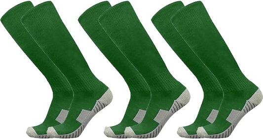 Baseball Socks 3 Pairs for Kid Youth Adult(4-20 Years Old) Team Sport Athletic Soccer Socks Cushion Softball Socks