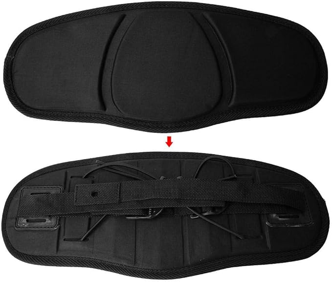 Jadeshay Kayak Backrest Seat Padded, Adjustable Kayak Non-Slip Canoe Seat Backrest Comfortable EVA Foam Pad for Kayaks and Canoes
